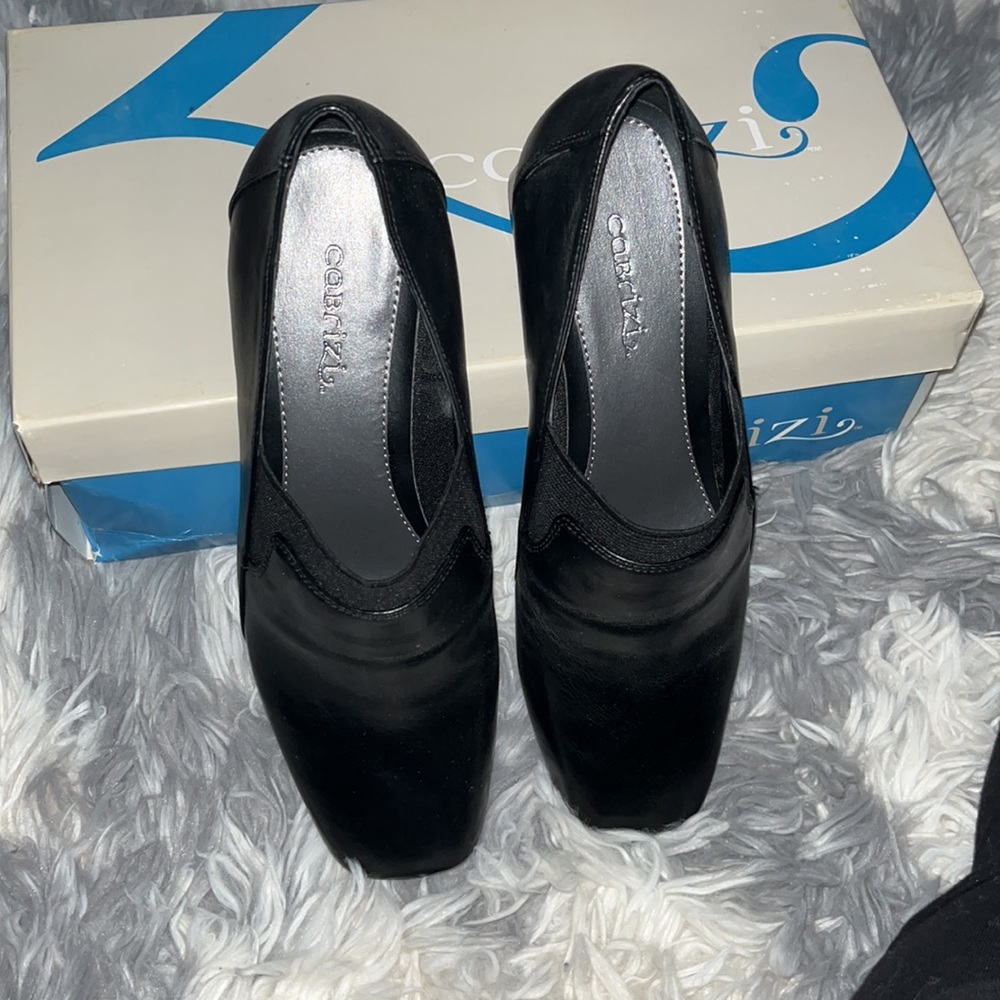 7.5W cabrizi black Lillian lie heel - Picture 2 of 7